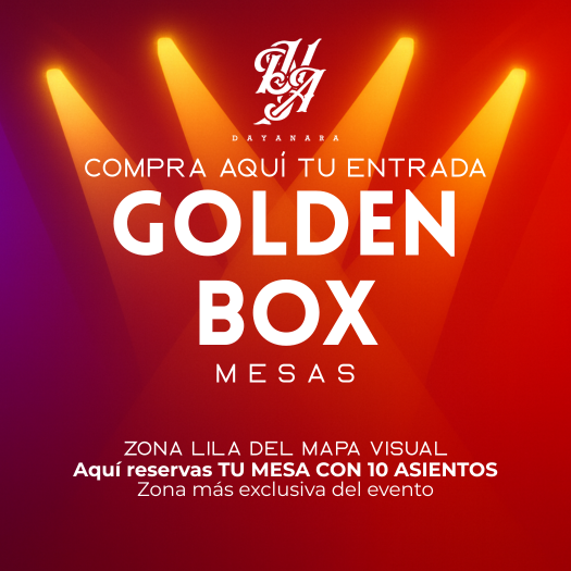 Golden Box - Mesas - prime tickets